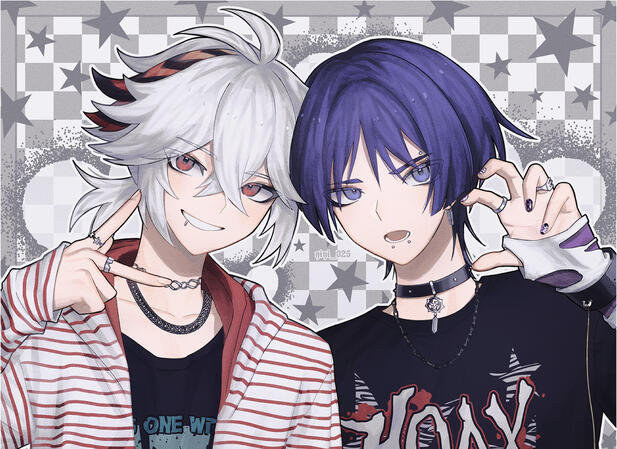Kazuha and Scaramouche from Genshin Impact (2022)